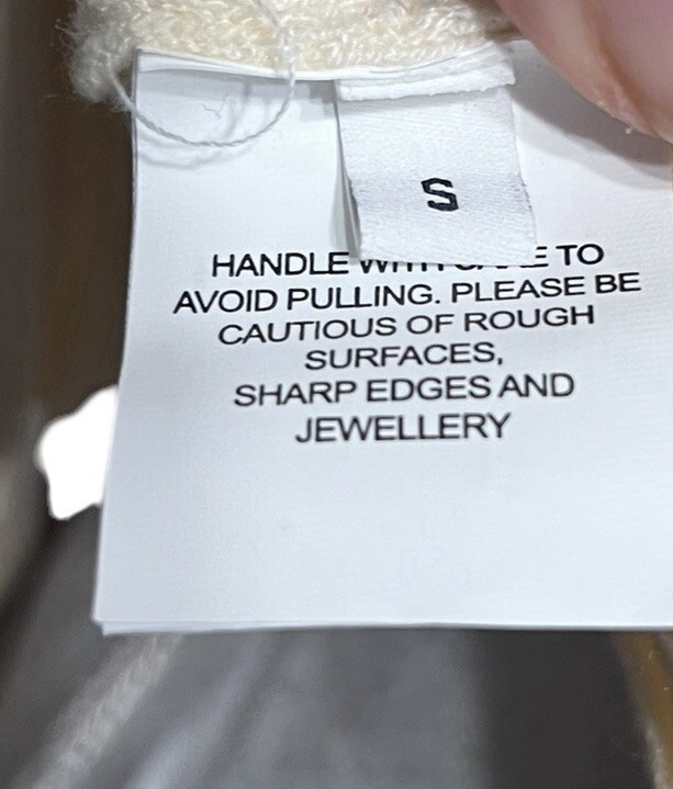 Pixie Market Ivory Ribbed Collared Button Cardiga… - image 5