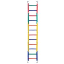 Prevue Hendryx 24" Bendable Wood Bird Ladder multi-colored  USA SELLER  Toy