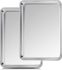 Teamfar Baking Sheet, 20    14    1   , Cookie Sheet Half Sheet Baking Pans Stainle