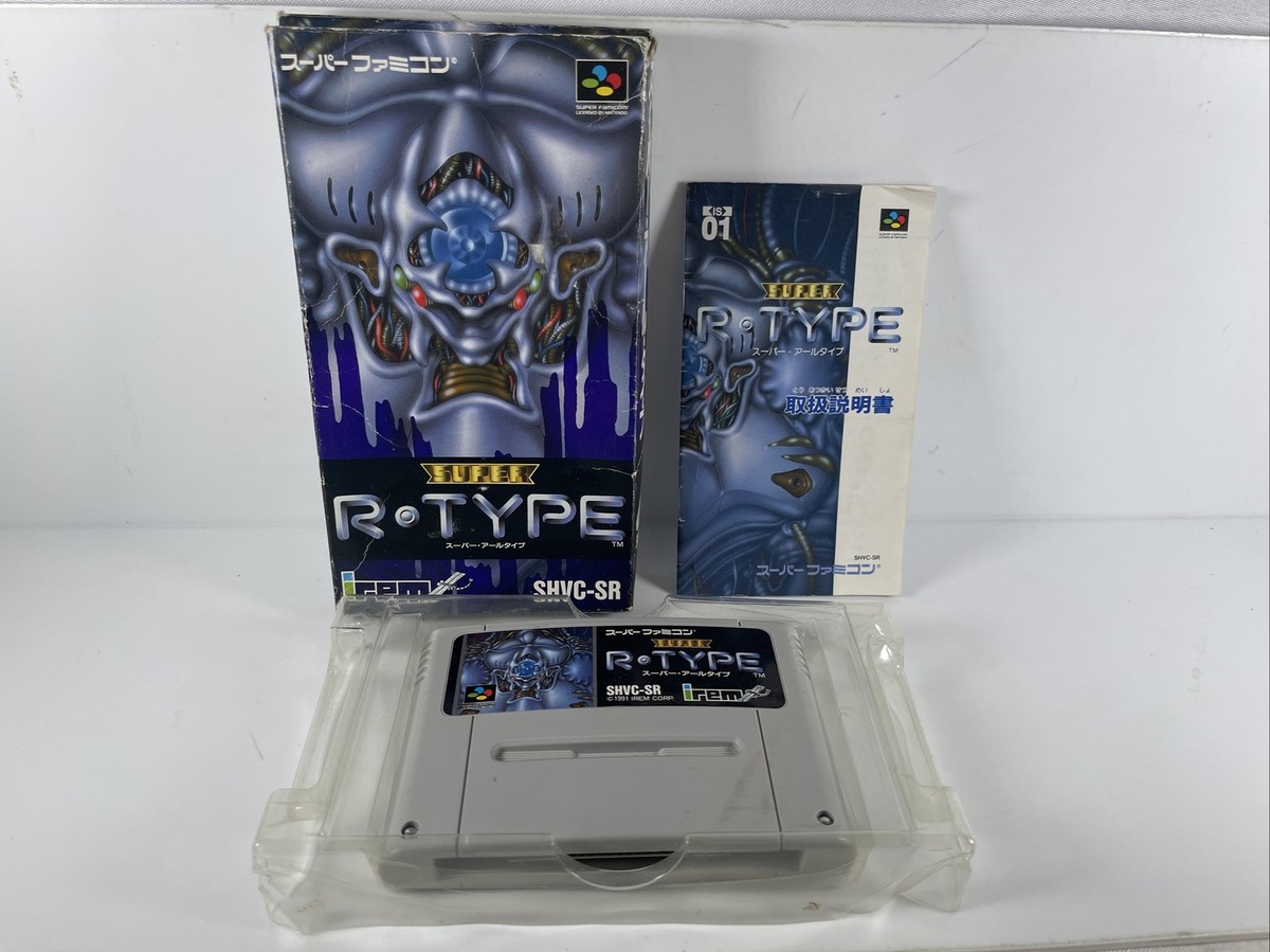 スーパーファミコン - R-TYPE スーパーファミコン Super R-Type Super Famicom SFC Japan import Boxed + Manual
