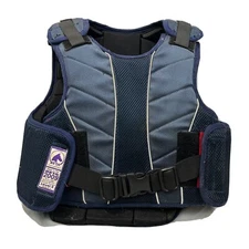 Intrepid International Equestrian Protective Vest SupraFlex 2010 Child XL Navy