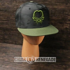 Asylum 13 Cigar Embroidered Adjustable Cap Hat – Camo