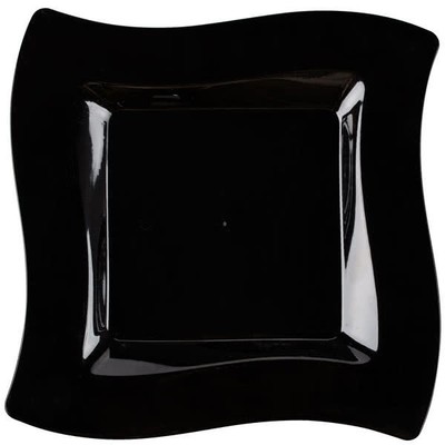 Fineline Settings Wavetrends Clear Square-Wave China-Like 10 Plate 120 Pieces Fine Line Settings Inc 110-CL Fineline Settings Wavetrends Clear Square-Wave China-Like 10 Plate 120 Pieces Fine Line Settings Inc 110-CL