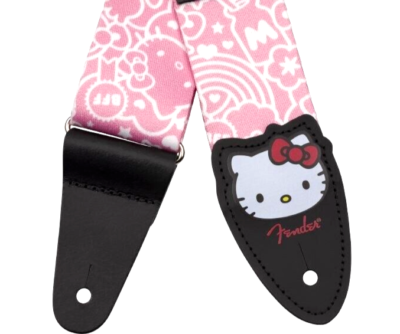 Fender x Hello Kitty Pink Poly Strap, 2