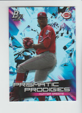 2019 Bowman Platinum Prismatic Prodigies #PPP-36 Hunter Greene RC