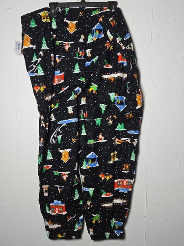 Neu mit Etikett Old Navy I Love Snow hochtaillierter Flanell-Pyjama-Jogginghose für Damen Übergröße 3X - Bild 2 von 12