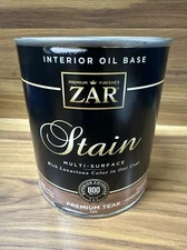 ZAR Semi-Transparent Smooth Premium Teak Medium Oil Wood Stain 1 qt.