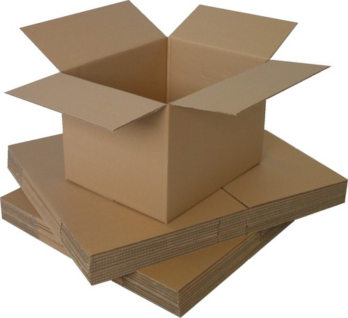 The Boxery Scatole Da Spedizione Ondulate 15x10x10 Cm - Confezione Da 25 Pezzi, Kraft, ECT32, Made In USA! Scatole Per Imballo - Foto 4