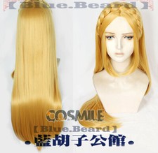 Peluca de pelo largo con disfraces The Legend of Zelda: Breath of the Wild Princess Zelda