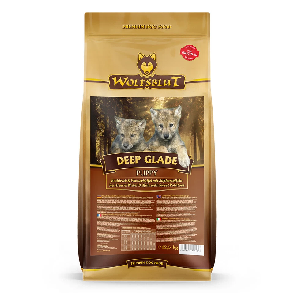Wolfsblut Puppy Deep Glade - Rothirsch und Wasserbüffel Trockenfutter 12,5 kg - Bild 2 von 3