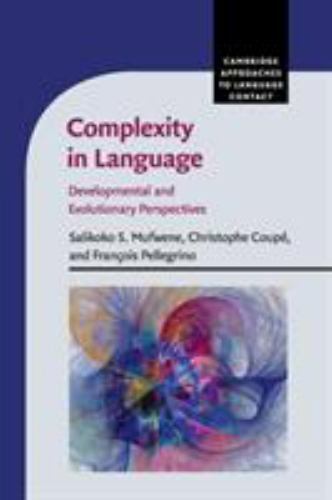 Complexity Language Developmental Evolutionary Persp… Paperback 9781107686625 LN