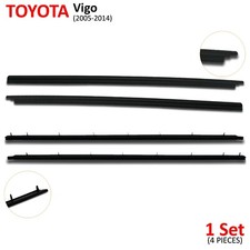 Adatto per Toyota Vigo 2dr cabina singola 05 10 14 set cinghia porta striscia meteo interna + esterna