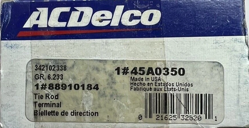 Extremo de varilla de amarre de dirección ACDelco 45A0305 88910184 Foto 2 de 2