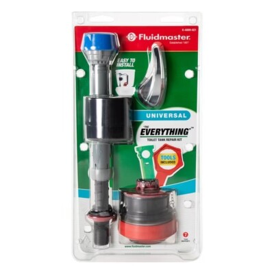 Fluidmaster The Everything 2-Inch Toilet Repair Kit (K-400H-021-P8) NEW, UNOPEN 