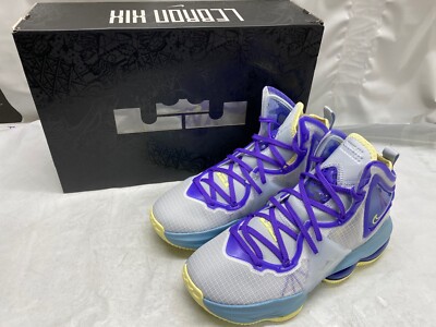 Nike Lebron XIX GS Aura/Citron Tint-Blue, Multiple Sizes, DD0418-412 - NEW