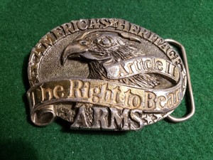 2nd amendment belt buckle