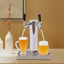 Kegerator Tower Kit Beer Conversion Kit Double Faucet Keg Tower Two Taps NEW