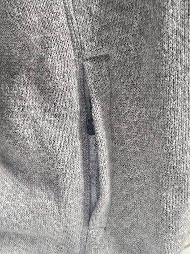 Orvis Sweater Vest Mens XL Gray Sleeveless Heather Gray Full Zip Pockets - Picture 4 of 10