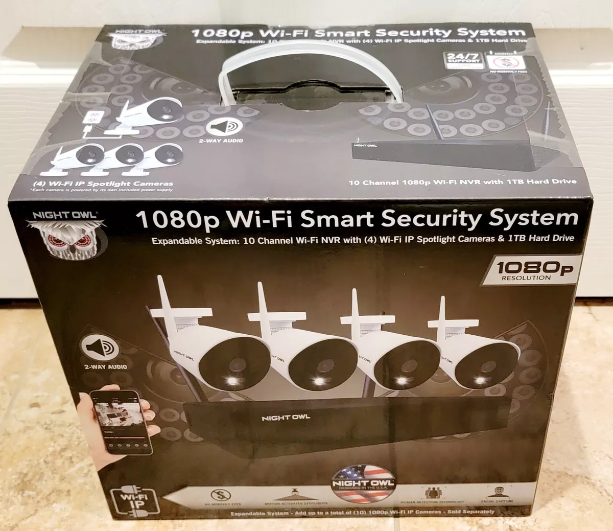 Night owl 1080p smart security system 2025