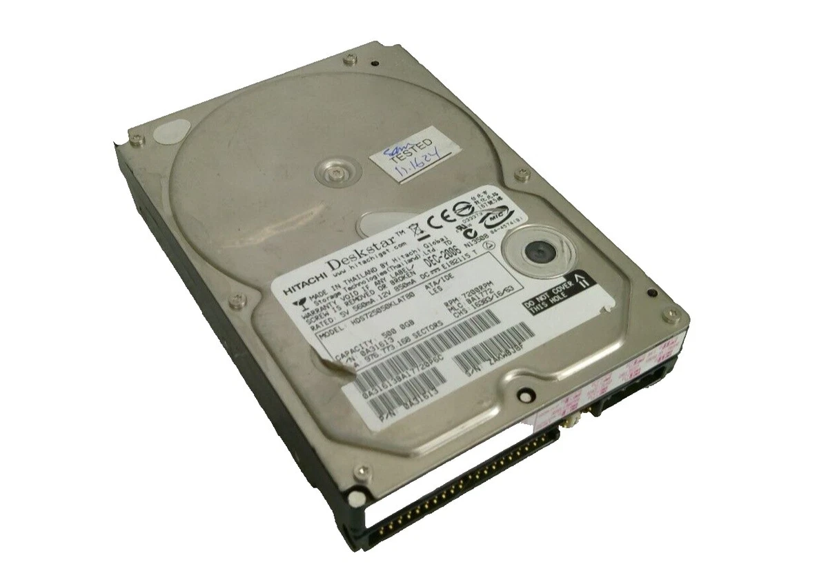Hitachi 500GB Computer Internal Hard Disk Drives for Sale - eBay