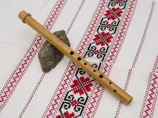 SOPILKA Ukrainian Chromatic Prima Soprano in C, concert recorder + bag, VIDEO