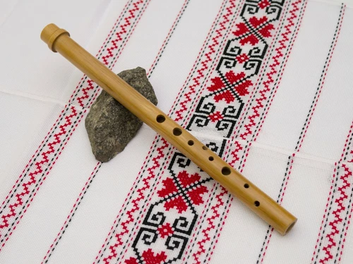 SOPILKA Ukrainian Chromatic Prima Soprano in C, concert recorder + bag, VIDEO