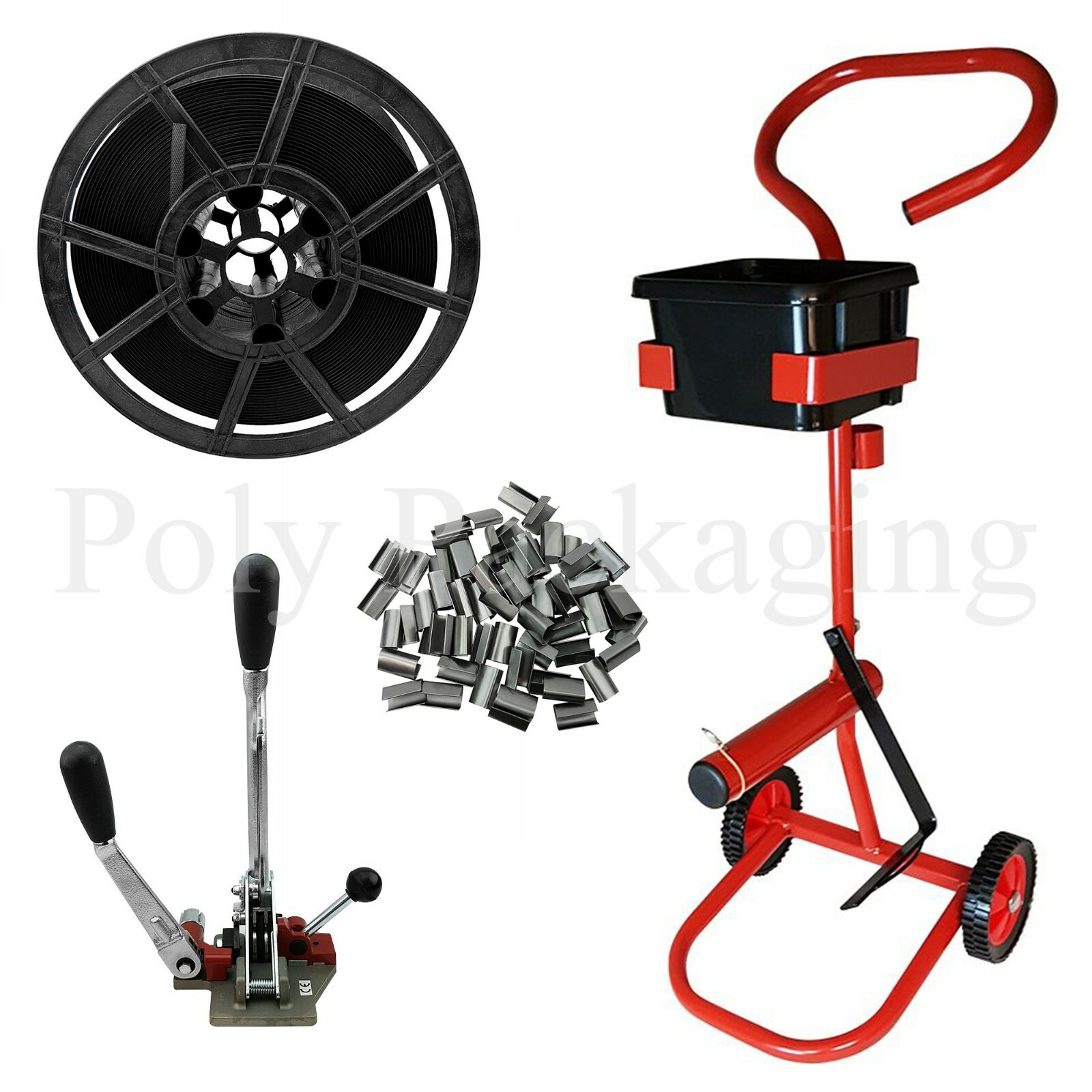 (Kit 5)PALLET STRAPPING for Banding Securing Boxes Cartons & Pallets ALL ITEMS