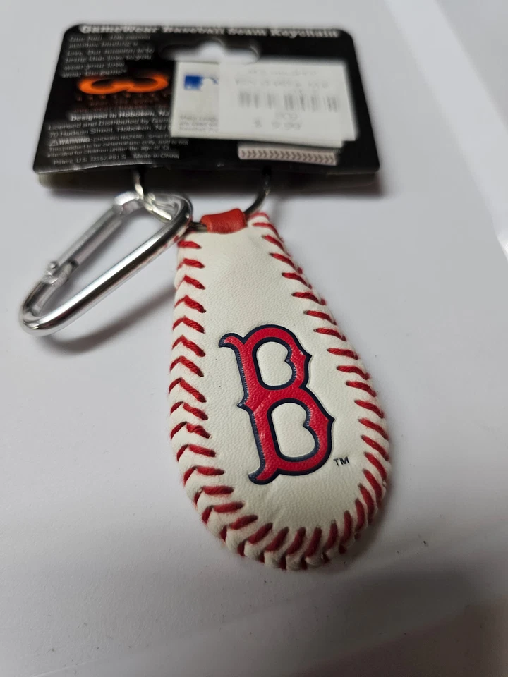 BOSTON RED SOX  BASEBALL KEY CHAIN KEYCHAIN NEW ITH TAG - Image 3 of 4