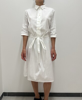 DDP Michalsky Berlin White Cotton Dress Size 38