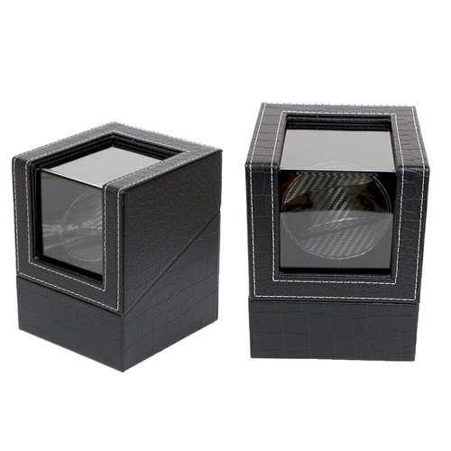 Luxury Automatic Single Watch Winder Mechanical Watch Winding Motor Leather Box - Picture 69 of 72