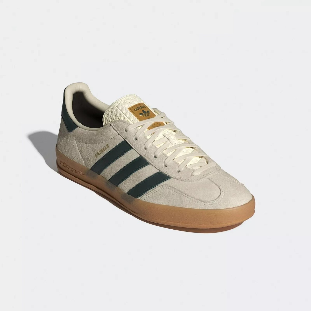 adidas Originals Gazelle Indoor Cream White Green Gum IH7502