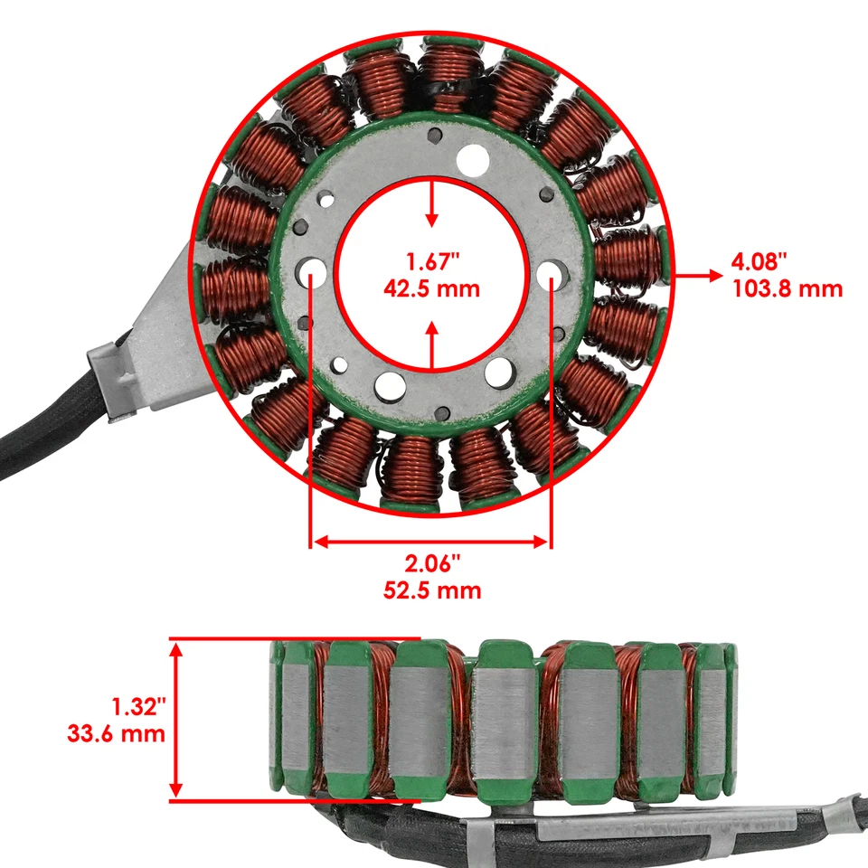 Stator for Can-Am Maverick X3 Turbo / Maverick Turbo R STD XMR XRC 2017-2023 - Imagem 2 de 4