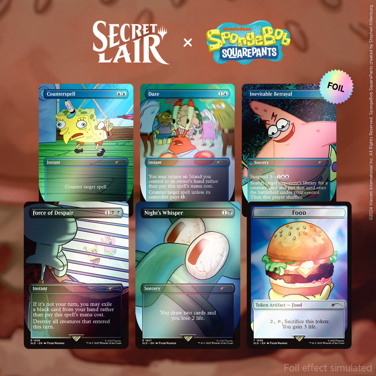 MTG Secret Lair x SpongeBob SquarePants Internet Sensation Foil | eBay