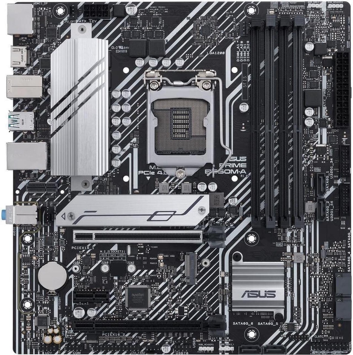 ASUS PRIME B560M-A LGA 1200 Intel B560 SATA 6Gb/s Micro ATX Intel