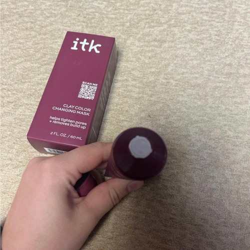 ITK Clay Changing Mask Kaolin Clay Pore Cleanser 2oz NEW - Picture 2 of 4