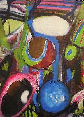 MAGISCHE DIMENSION ACRYL ABSTRAKT ORIGINAL LEINWAND GEMÄLDE NIGEL WASSER KUNSTWERK