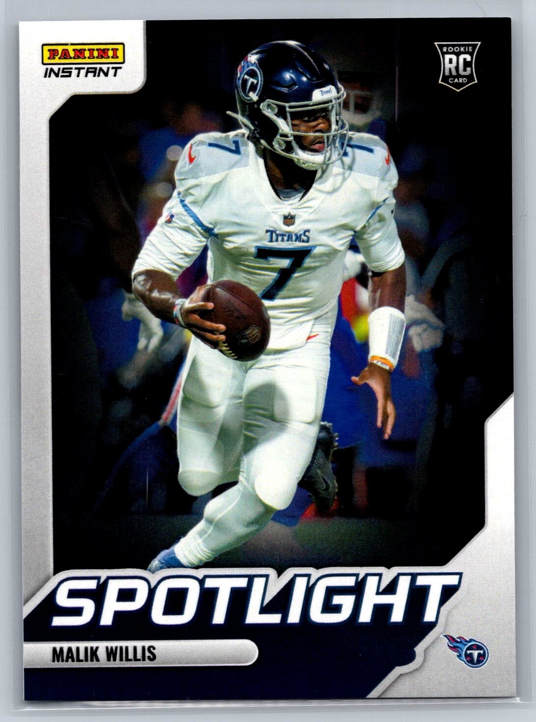 Malik Willis Panini Instant Spotlight Rookies #SR25 Base