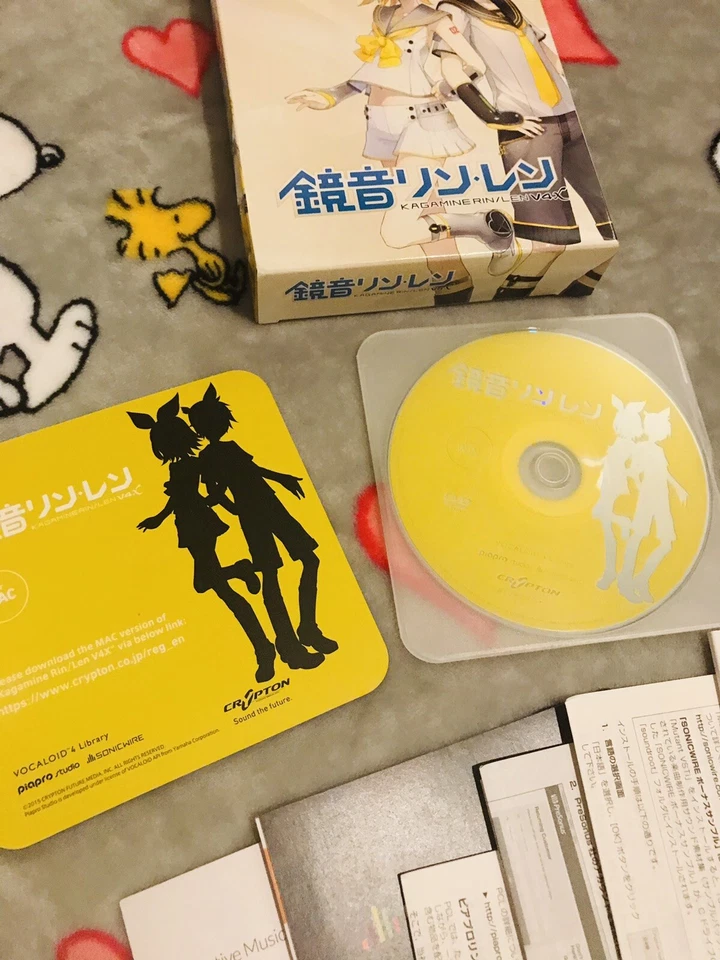 Kagamine Rin Len V4X English Voice Library VOCALOID 4 DVD-ROM PC Softwear - Image 2 of 4