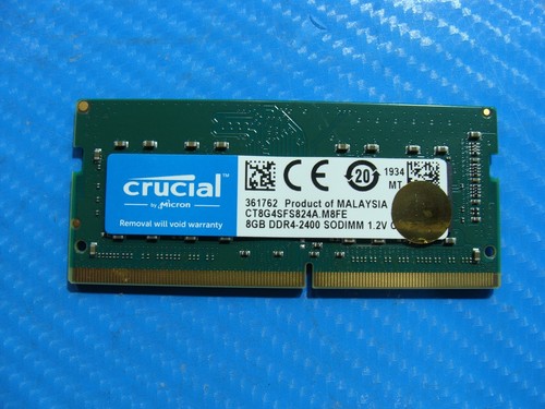 Mémoire RAM SO-DIMM CT8G4SFS824A.M8FE Lenovo E595 Crucial 8 Go DDR4-2400 SO-DIMM