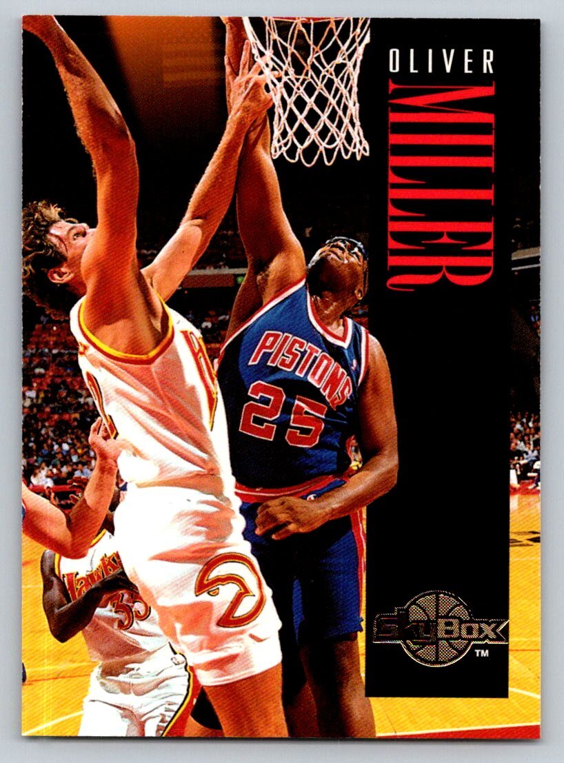 1994-95 SkyBox Premium #227 Oliver Miller Detroit Pistons