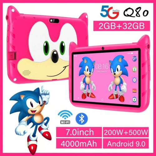 Kid Tablet:2GB/32GB+1TB,5G,Dual Cam,Parental Controls & Kids Space for Ages 3-12