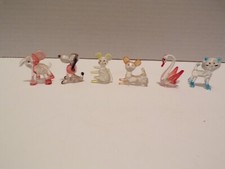 VTG Lot of 6 Plastic Toy Animals Lot B