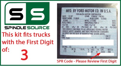 3" / 5" Drop Lowering Kit + SHOCKS Fits 98-15 Ford Ranger 2WD 3"/5" SPR CODE 3 - Picture 2 of 2