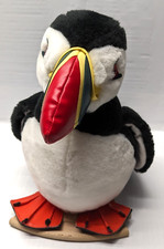 RARE 14  Plush Puffin Bird Douglas Cuddle Toys by Douglas Vintage With Tags
