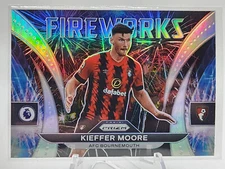 2022-23 PANINI PRIZM PREMIER LEAGUE, FIREWORKS, SILVER, KIEFFER MOORE