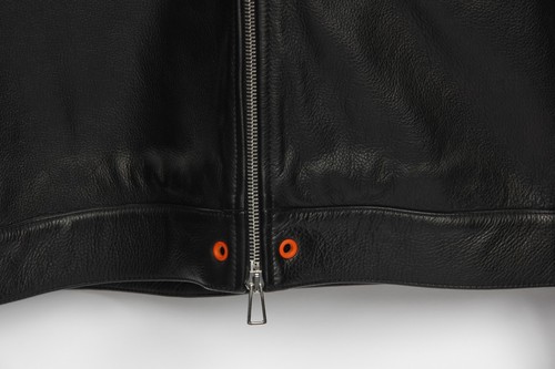 CHAQUETA PARA HOMBRE PAUL SMITH NUEVA CON ETIQUETAS - CHAQUETA DE CUERO NEGRA DE LUJO - UK M - PRECIO DE VENTA RECOMENDADO £895 - Imagen 10 de 12
