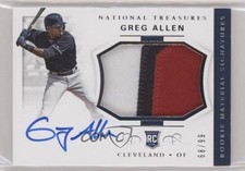 2018 National Treasures Rookie Materials Signatures 68/99 Greg Allen Auto 0a6