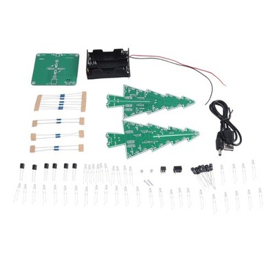7 Farben Weihnachtsbaum Elektronisches Praktikum DIY-Kits Multifunktionales4143