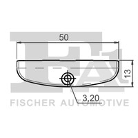 Fa1 22-40038.5 Clip, Zier-/Schutzleiste For Renault
