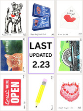 2/23 Over 250+ Individual Mini Print LOOK Anastasia Inciardi Machine Prints